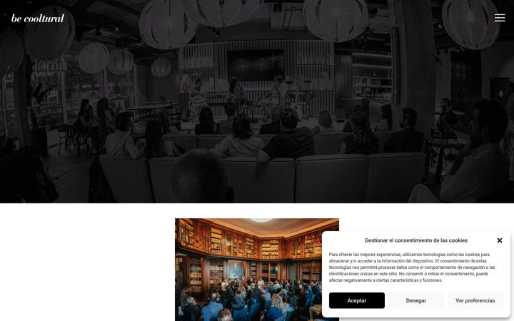 Screenshot of becooltural.com