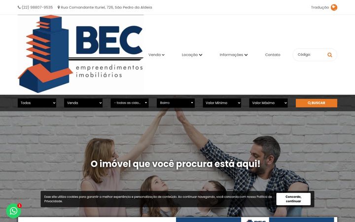 Screenshot of becresolve.com.br