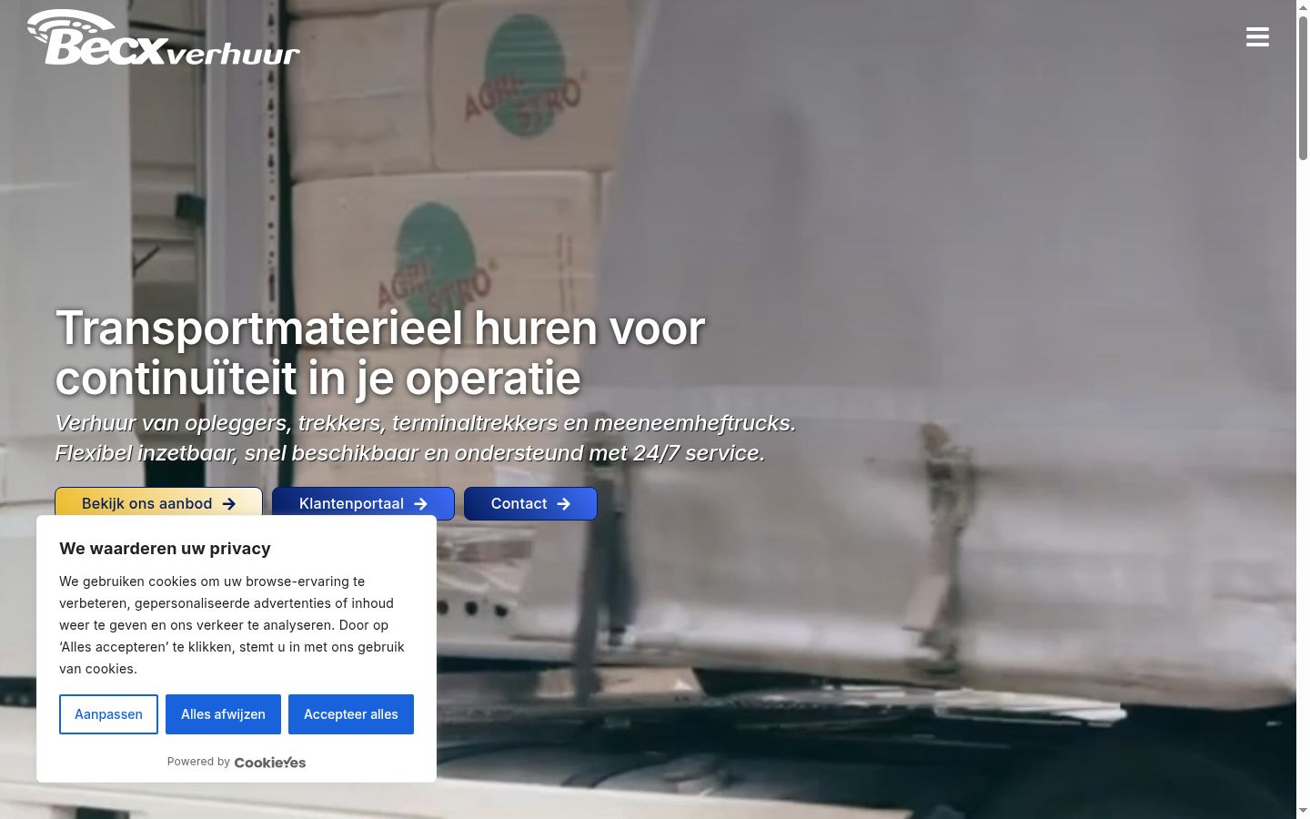 Screenshot tal-banner tal-kunsens muri qabel kwalunkwe interazzjoni