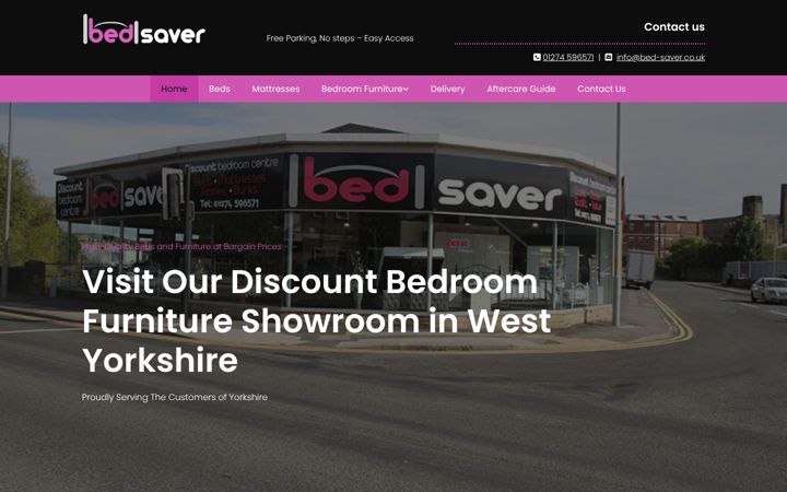 Screenshot of bed-saver.co.uk