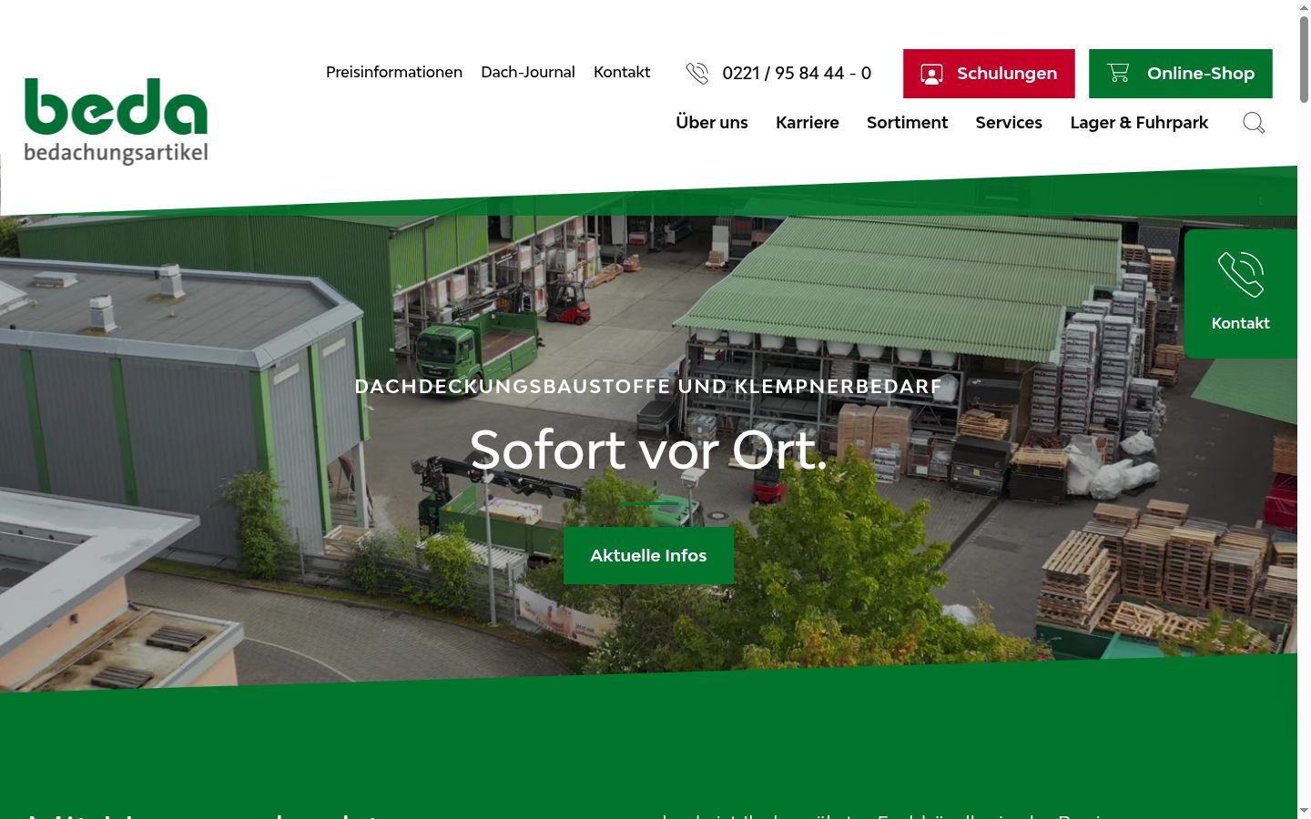 Screenshot des Einwilligungsbanners vor jeglicher Interaktion
