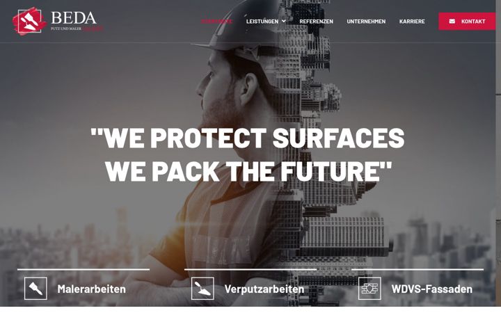 Screenshot of beda-maler.de