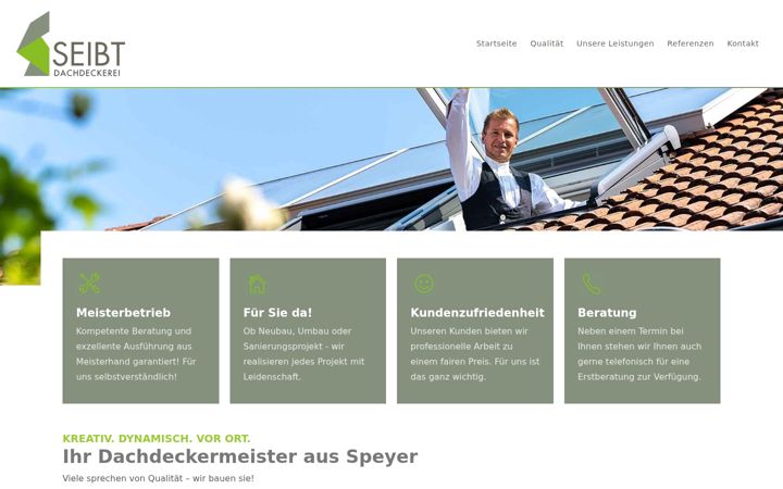Screenshot του bedachung-speyer.de