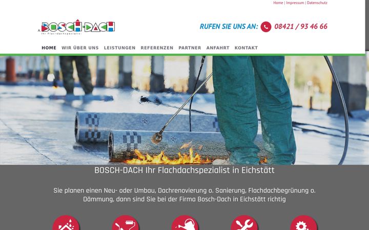 Screenshot του bedachungen-bosch.de