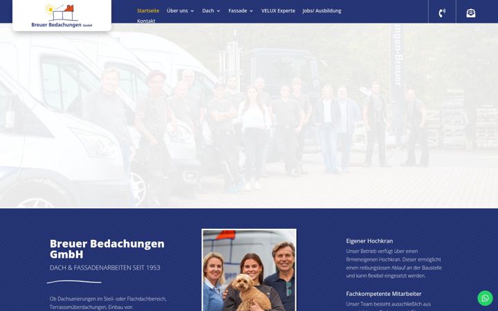 Ekrano kopija bedachungen-breuer.de