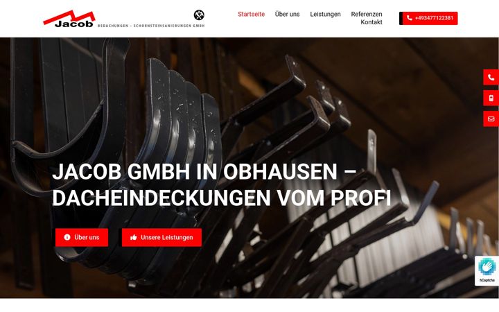 Screenshot of bedachungen-jacob.de