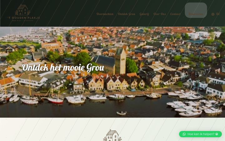 Screenshot of bedandbreakfastgrou.nl