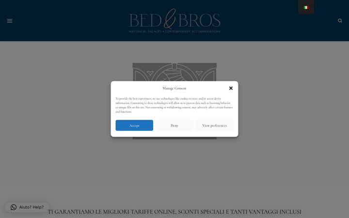 Screenshot of bedandbros.it