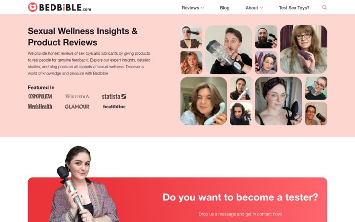 Screenshot of bedbible.com