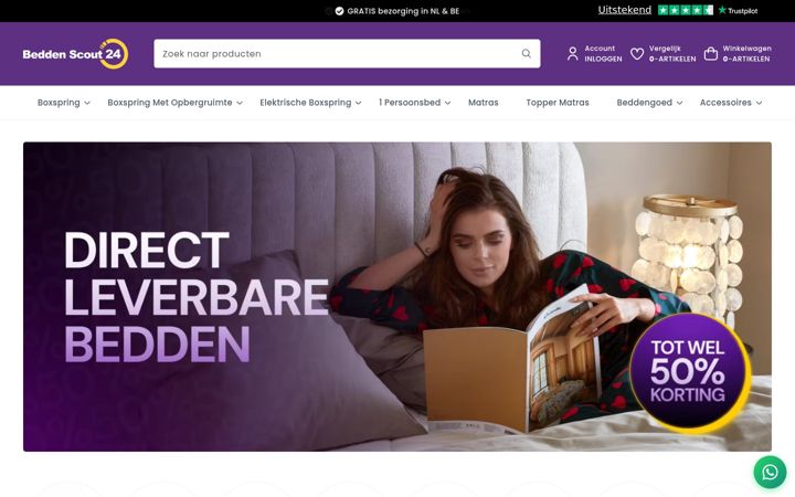 Screenshot of beddenscout24.com