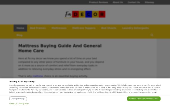 Screenshot of beddingnbeyond.com