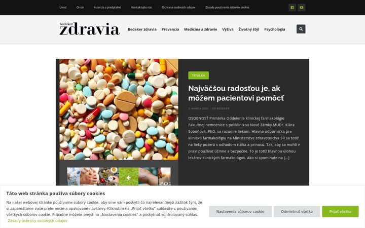 Screenshot of bedekerzdravia.sk