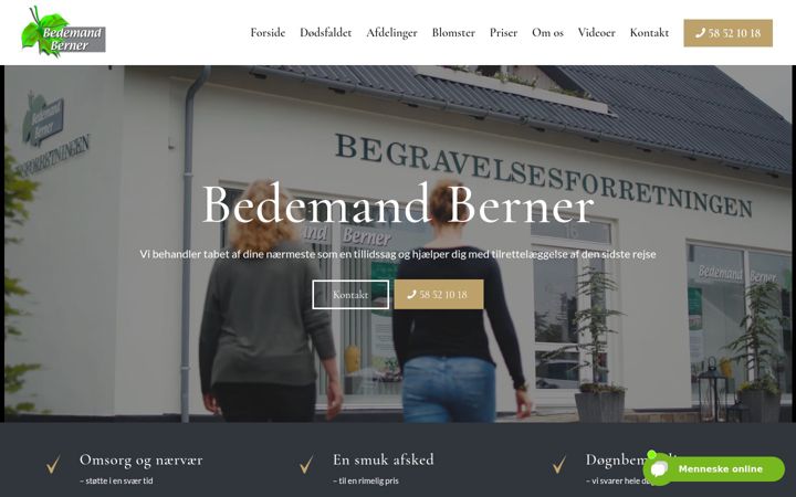Zrzut ekranu bedemand-berner.dk