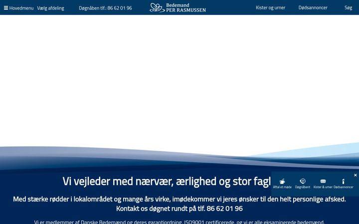 Skærmbillede af bedemand-perrasmussen.dk
