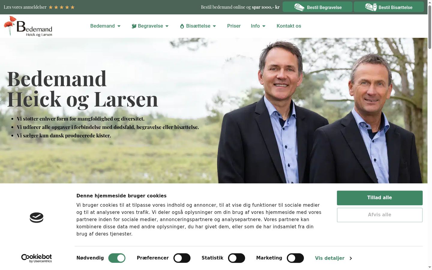 Captura de ecrã do banner de consentimento apresentado antes de qualquer interação