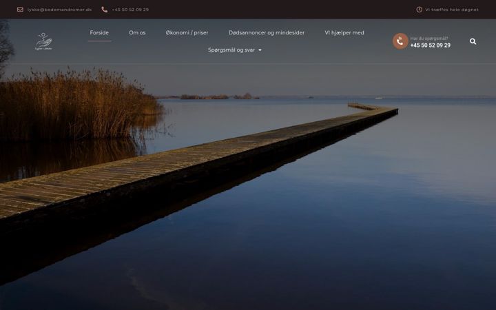 Screenshot of bedemandromer.dk