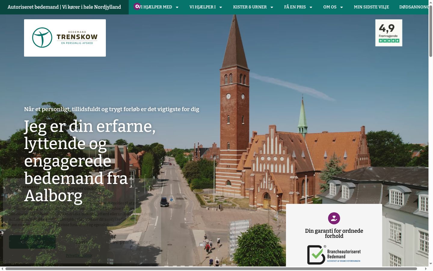 Screenshot van de toestemmingsbanner zoals getoond vóór enige interactie