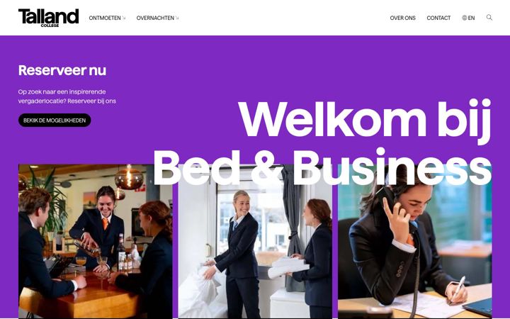 Screenshot of bedenbusiness.nl