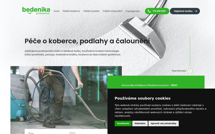 Screenshot of bedenikaprofi.cz