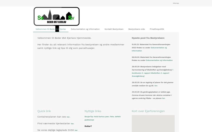 Screenshot of beder-ejerlav.dk