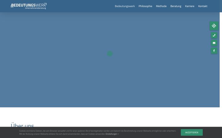 Screenshot of bedeutungswerk-unternehmensberatung.de