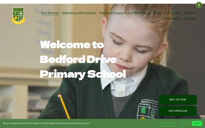 Zrzut ekranu bedforddriveprimary.co.uk