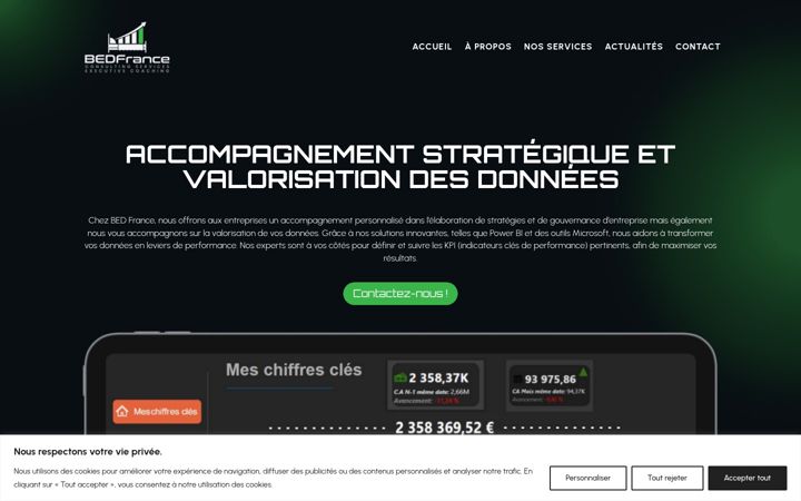 Screenshot of bedfrance.com
