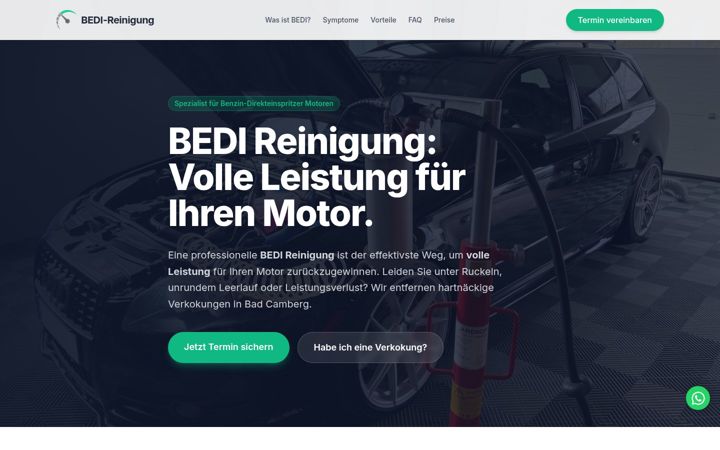 Screenshot of bedi-reinigung.de