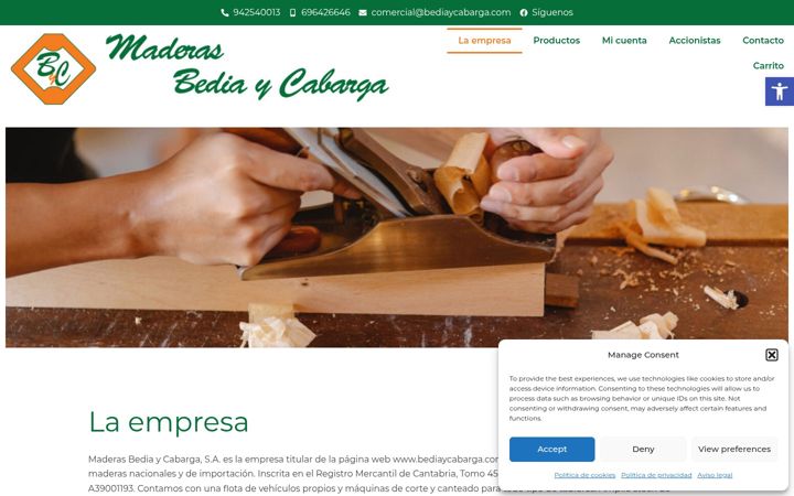 Screenshot of bediaycabarga.com