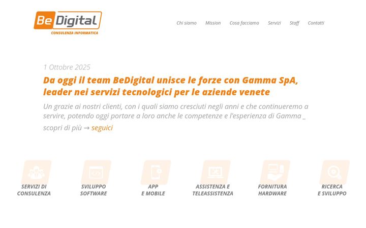 Screenshot of bedigital.it