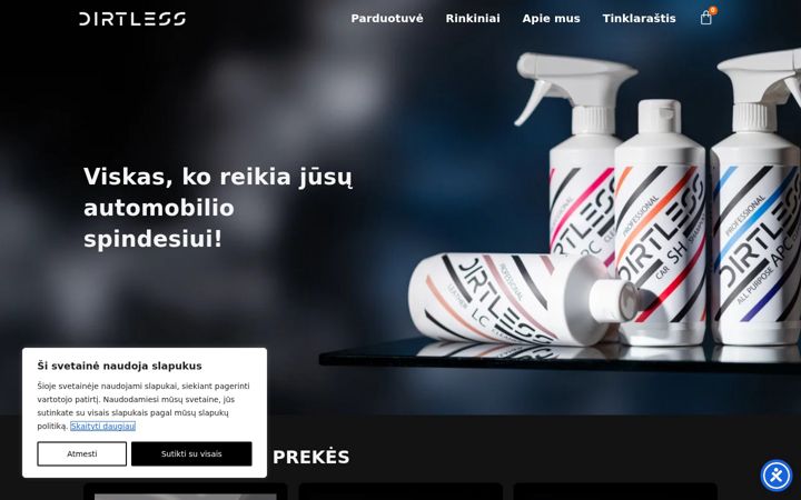 Screenshot of bedirtless.com