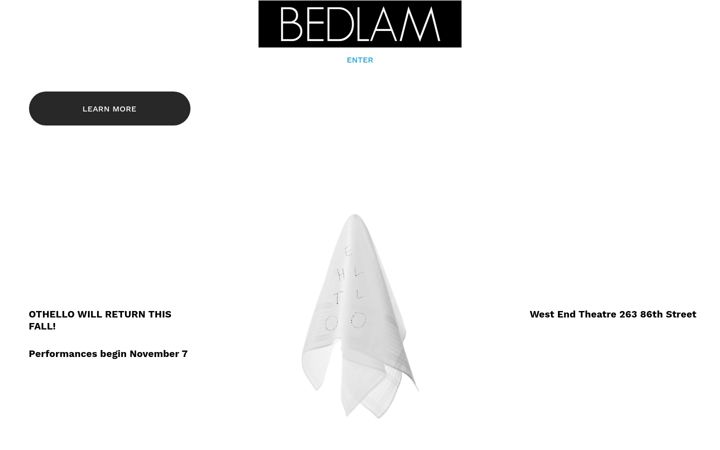 Screenshot of bedlam.org