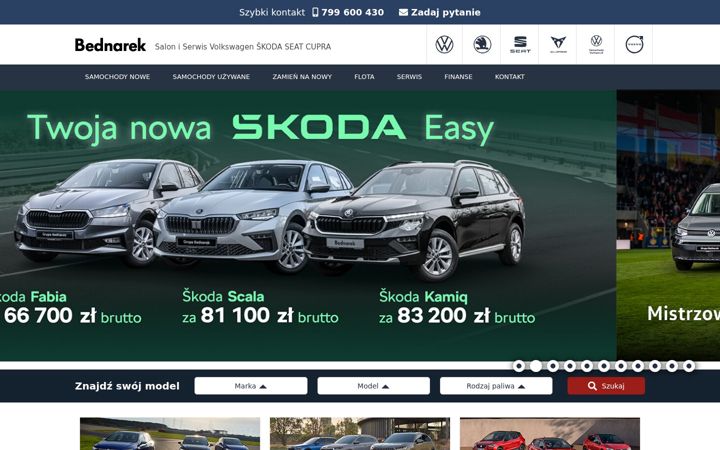 Snímek obrazovky bednarek.com.pl