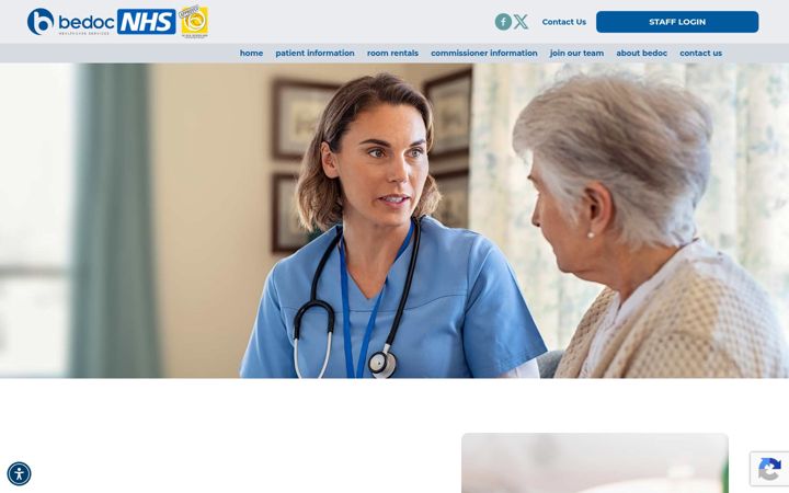 Screenshot of bedoc.co.uk