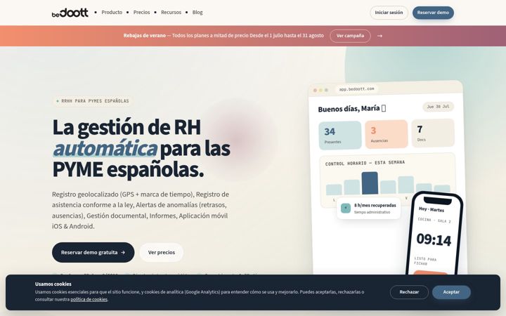Screenshot of bedoott.com