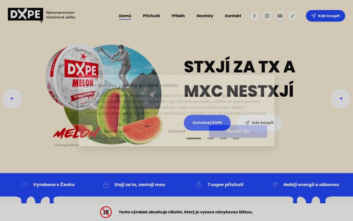 Screenshot of bedope.cz