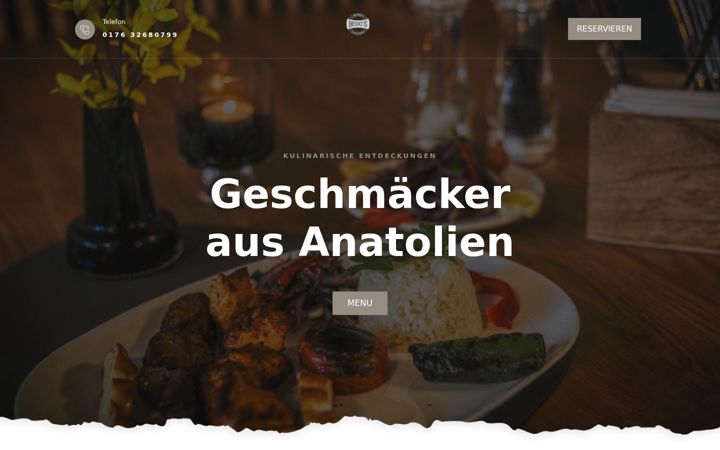 Screenshot of bedos-restaurant.de