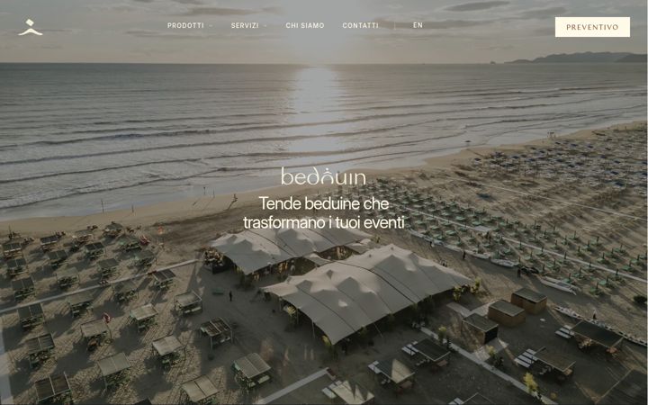 Screenshot of bedouin.it