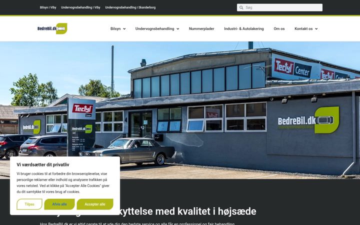 Screenshot of bedrebil.dk