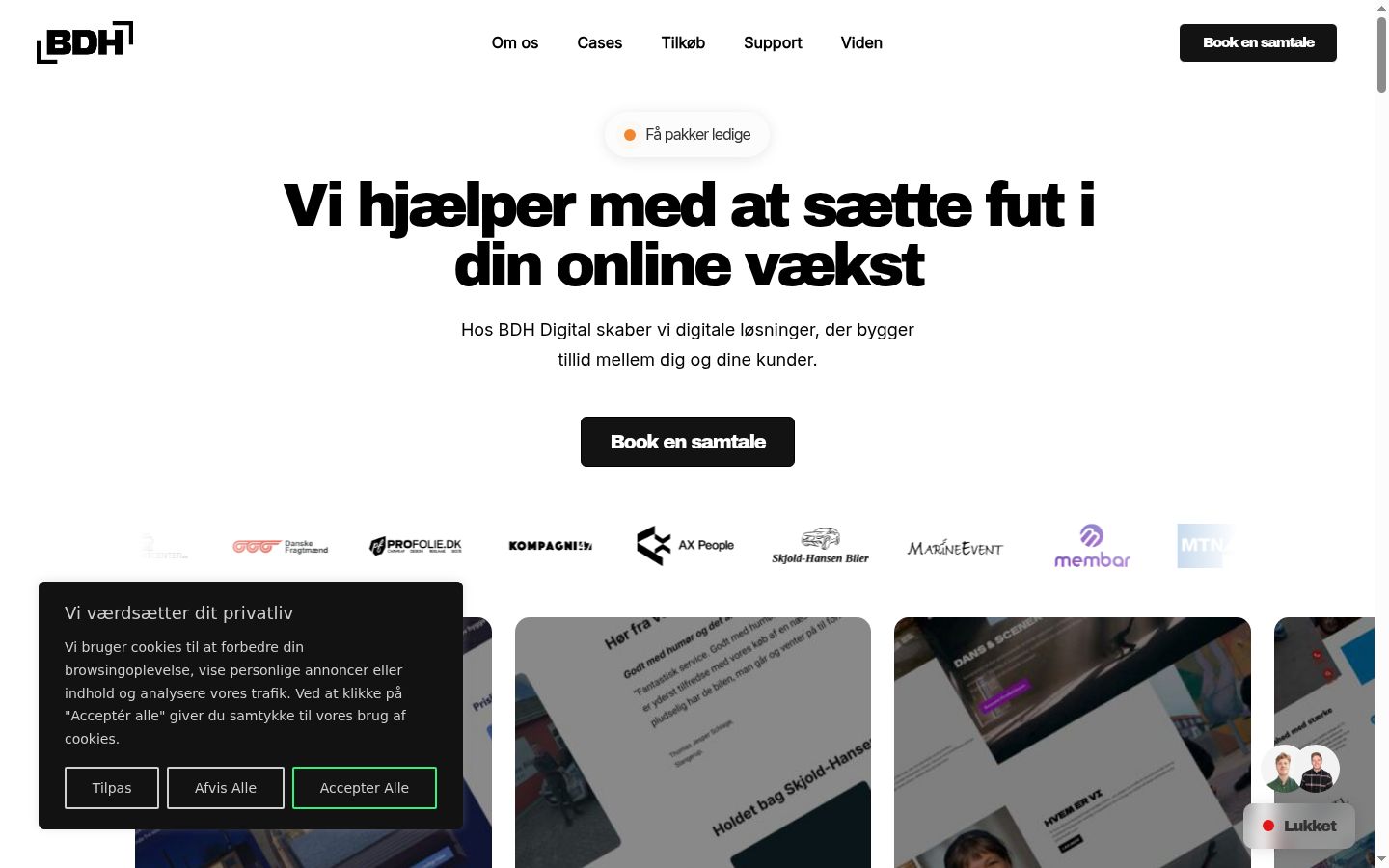 Sutikimo reklamjuostės, rodytos prieš bet kokią sąveiką, ekrano kopija