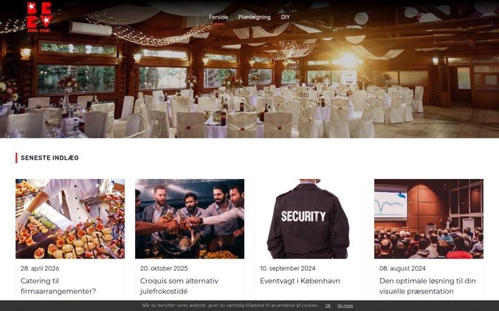 Screenshot of bedreevent.dk