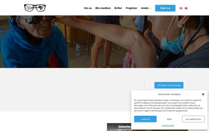 Screenshot of bedresyntilafrika.dk