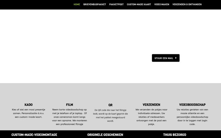 Screenshot of bedrijfsgroet.online