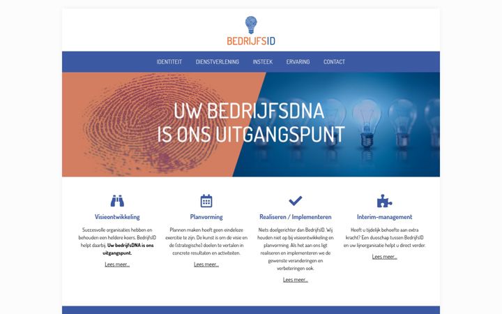 Екранна снимка на bedrijfsid.nl
