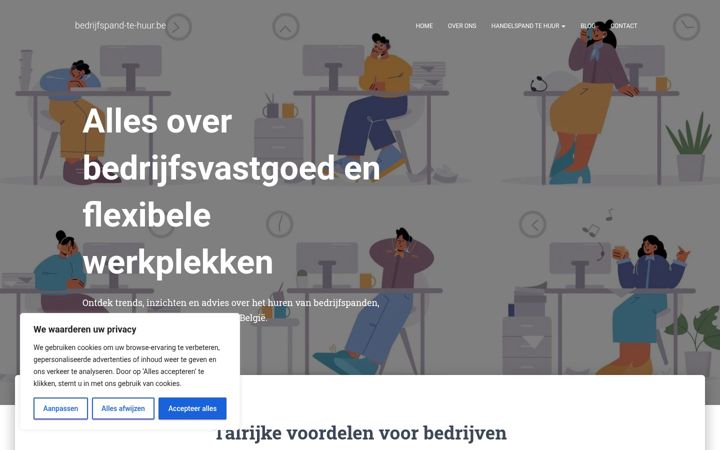 Screenshot of bedrijfspand-te-huur.be