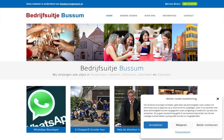 Ekrano kopija bedrijfsuitjebussum.nl