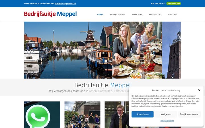 Ekrano kopija bedrijfsuitjemeppel.nl