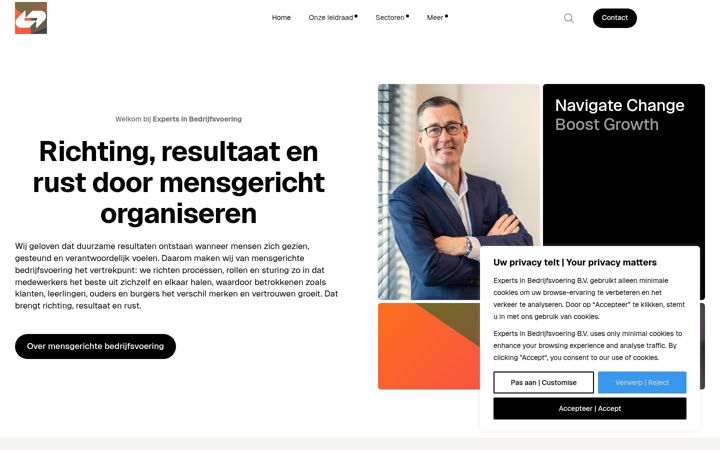 Zrzut ekranu bedrijfsvoering-experts.nl
