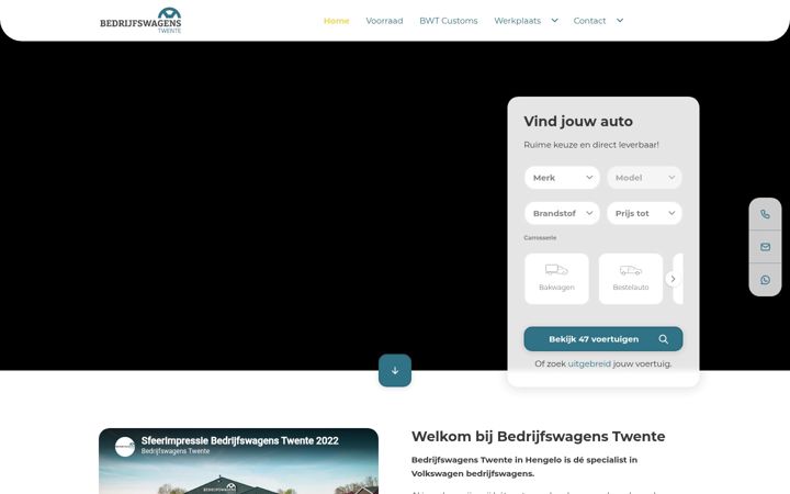 Zrzut ekranu bedrijfswagens-twente.nl