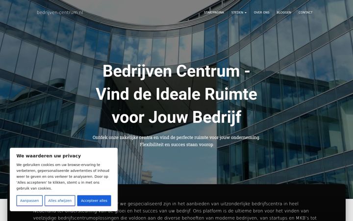 Screenshot of bedrijven-centrum.nl